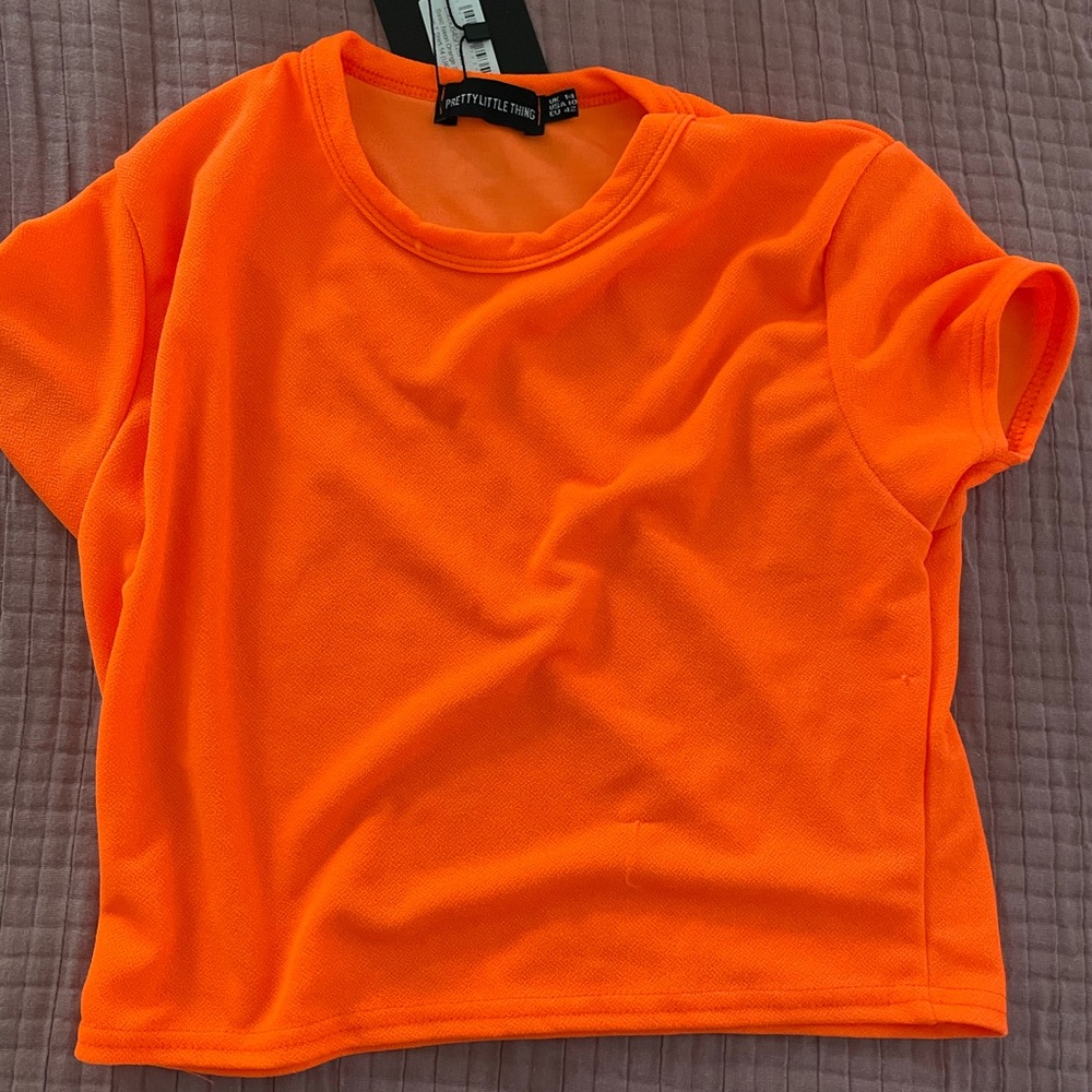 PrettyLittleThing Orange T-Shirt